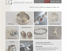 Tablet Screenshot of glanzvoll.ch